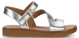 Thumbnail 2: LifeStride Women's Waverly Zig Zag Band Metallic Sandal (Wide) 
