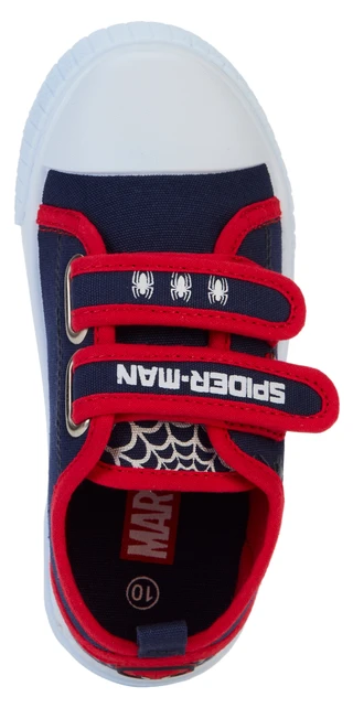 Thumbnail 3: Marvel Toddler Boys Spiderman Light Up Low Court Sneakers 