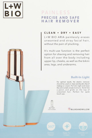 Thumbnail 2: LUXE + WILLOW Aria Electric Hair Remover 