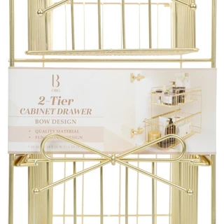 Thumbnail 3: B Org 2-Tier Cabinet Drawer w/ Bow Design 
