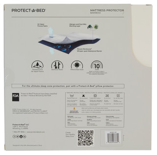 Thumbnail 2: Protect-A-Bed Full Size Bamboo Mattress Protector 