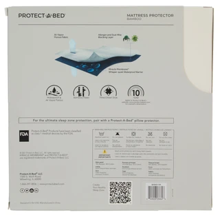 Thumbnail 2: Protect-A-Bed California King Size Bamboo Mattress Protector 