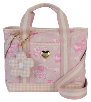 Thumbnail 1: Luv Betsey Floral Canvas Tote w/ Bag Charm 