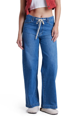 Thumbnail 1: Unionbay Juniors Tie-Waist Soleil Jeans 