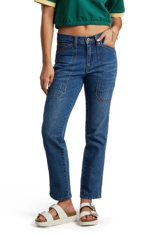 Thumbnail 1: Unionbay Juniors Hollyn Straight Jeans 
