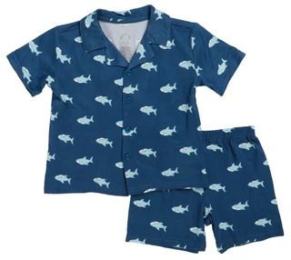 Thumbnail 2: Cutie Pie Baby Toddler Boys 2 Pc Pajama Shorts Set 