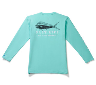 Thumbnail 2: Salt Life Boys Long Sleeve Mahi Shirt 