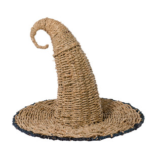 Thumbnail 1: Caribbean Joe Natural Woven Witch Hat Home Decor 
