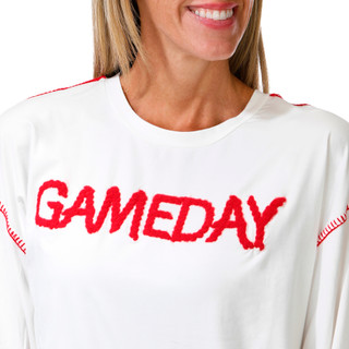Thumbnail 3: Magical Season Petite Long Sleeve Gameday Top 