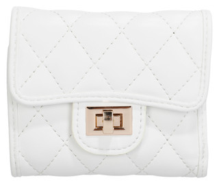 Thumbnail 1: Urban Expressions Quilted Wallet with Turn-Lock Closure 