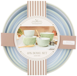 Thumbnail 1: HOMESTEAD 4 Pc Bowl Set 