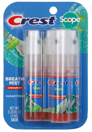 Thumbnail 1: CREST 4 Pk Cinnamint Breath Mist 