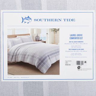 Thumbnail 2: Southern Tide Queen Size 3 Pc Laurel Grove Comforter Set 