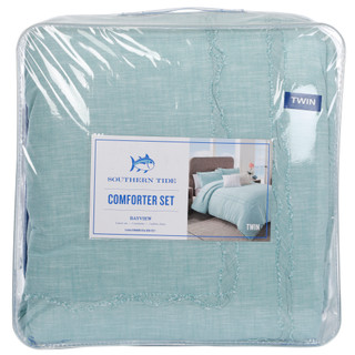 Thumbnail 1: Southern Tide Twin Size 2 Pc Bayview Comforter Set 