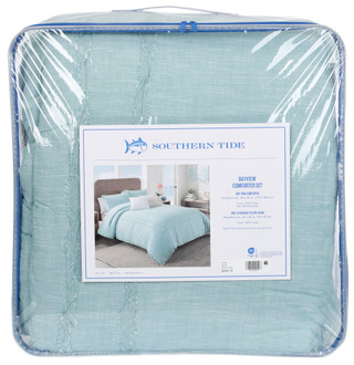 Thumbnail 2: Southern Tide Twin Size 2 Pc Bayview Comforter Set 