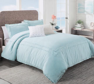 Thumbnail 4: Southern Tide Twin Size 2 Pc Bayview Comforter Set 