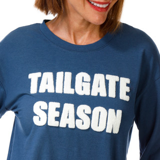 Thumbnail 3: Magical Season Petite Long Sleeve Tailgate Season Top 