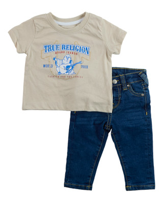 Thumbnail 1: True Religion Baby Girl 2 Pc Pants Set 