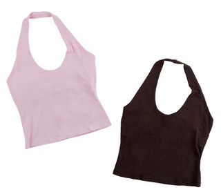 Thumbnail 1: Pink Rose Juniors 2 Pk Halter Tops 