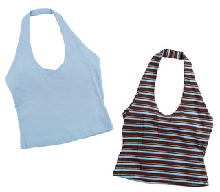 Thumbnail 1: Pink Rose Juniors 2 Pk Halter Tops 