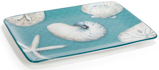 Thumbnail 1: Certified International Ocean View Rectangle Serving Platter 