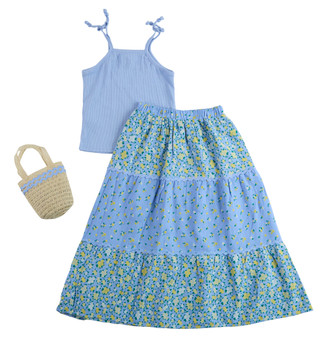 Thumbnail 2: Btween Big Girls 3 Pc Floral Pants Set 