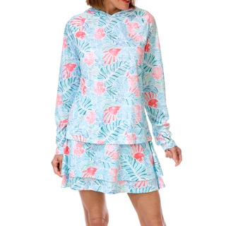 Thumbnail 6: REEL LEGENDS Women's Long Sleeve Hooded Performance Top 