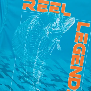 Thumbnail 3: REEL LEGENDS Boys Long Sleeve Digital Mahi UPF Shirt 