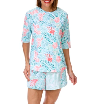 Thumbnail 3: REEL LEGENDS Women's Short Sleeve Crew Neck Performance Top 