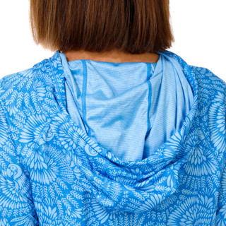 Thumbnail 4: REEL LEGENDS Women's Long Sleeve Hooded Performance Top 