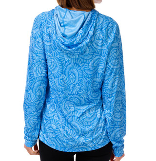 Thumbnail 6: REEL LEGENDS Women's Long Sleeve Hooded Performance Top 