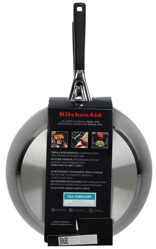 Thumbnail 2: KitchenAid 2 Pc Stainless Steel Pans Set 