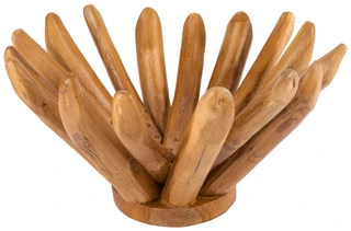 Thumbnail 1: 14x8 Teak Branch Bowl 