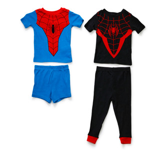 Thumbnail 1: Spiderman Toddler Boy's 4 Pc Spiderman Graphic Tee Set 