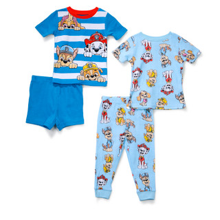Thumbnail 1: Paw Patrol Toddler Boy's 4 Pc Paw Patrol Graphic Tee Short Set 
