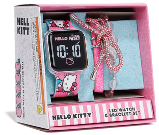 Thumbnail 1: Hello Kitty Girls LED Watch & Bracelet Set 