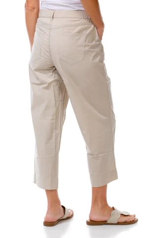 Thumbnail 2: Coral Bay Women's Stretch Poplin Capris 