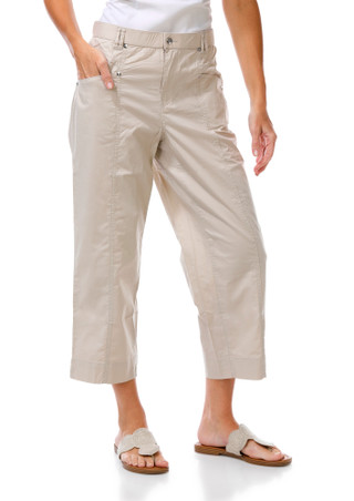 Thumbnail 1: Coral Bay Women's Stretch Poplin Capris 