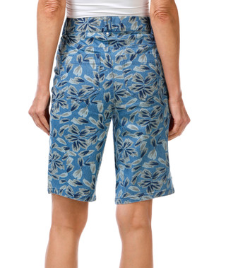 Thumbnail 4: Coral Bay Women's Floral Super Stretch Pull On Shorts 