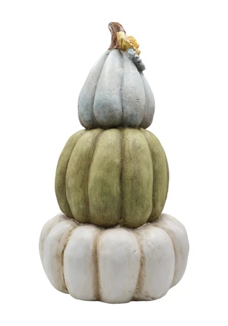 Thumbnail 4: Autumn Gatherings 26.5 in Stacked Pumpkin Harvest Home Accent 