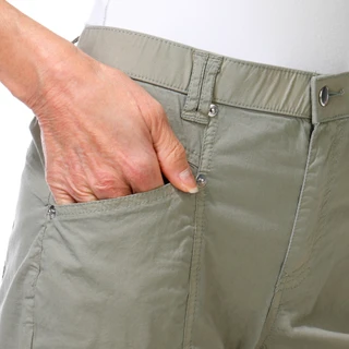 Thumbnail 2: Coral Bay Petite Stretch Poplin Capris 