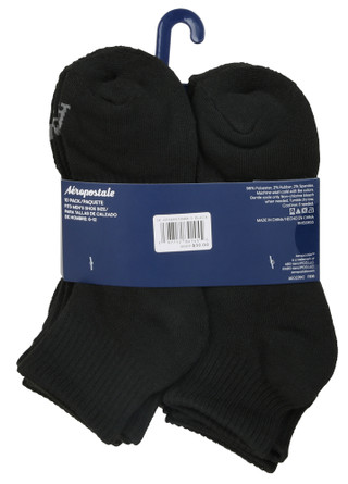 Thumbnail 2: Aeropostale Men's 10 Pk Quarter Sport Socks 