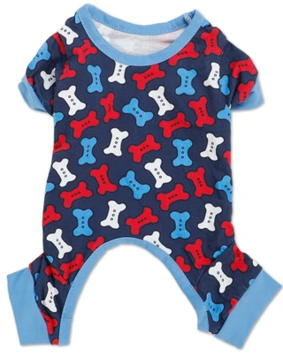 Thumbnail 1: PET POSSE Americana Bones Pet Pajamas 