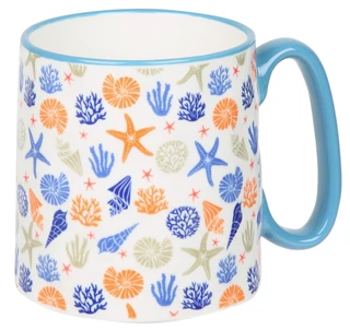 Thumbnail 1: 10 Strawberry Street Bella Coastal Medley Ceramic Mug 