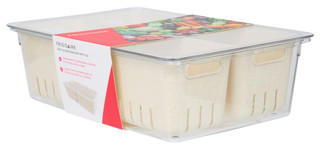 Thumbnail 1: Frigidaire 4-Compartment Fruit & Vegetable Bin w/ Lid 