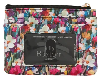 Thumbnail 1: Julia Buxton Large Floral ID Coin Case 