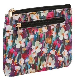 Thumbnail 3: Julia Buxton Large Floral ID Coin Case 