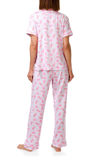 Thumbnail 2: Sam & Olivia Juniors 2 Pc Cowgirl Striped Pajama Pants Set 