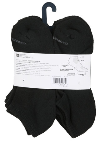 Thumbnail 2: Geoffrey Beene Men's 10-Pair Low Cut Socks 