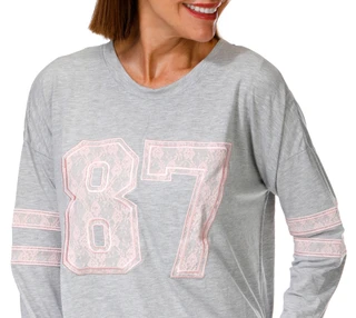 Thumbnail 2: Magical Season Women's Lace Game Day 87 Long Sleeve Tee 